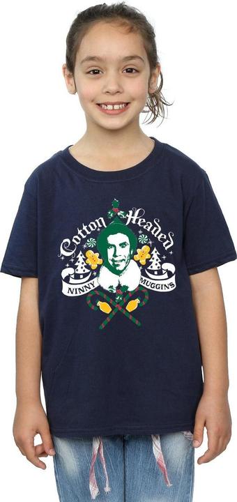 Actual product image Elf Girls Cotton Headed Ninny Muggins Cotton T-Shirt (116)