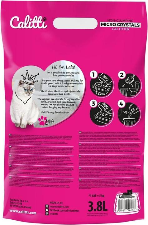 Image du produit Calitti Micro Crystals (Ne s'agglomère pas, 3.80 kg)
