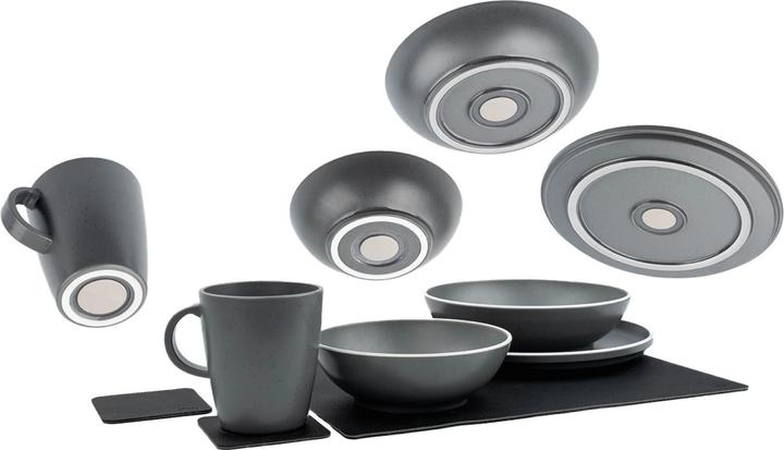 Immagine prodotto Silwy Magnet-Kunststoff-Geschirrset Dolomit Grey, Produkttyp