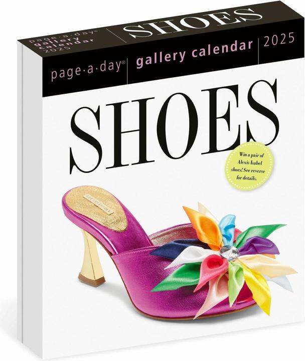 Actual product image Shoes Page-A-Day® Gallery Calendar 2025 (English)