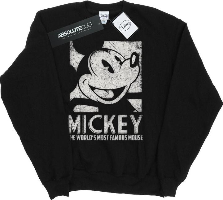 Actual product image Disney Mens Mickey Mouse Most Famous Sweatshirt (L)