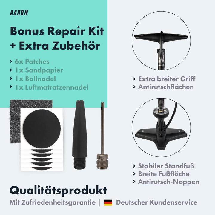 Produktbild Aaron Sport One Luftpumpe, Grau