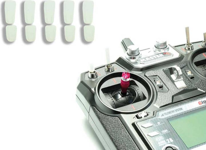 Planet-Hobby capuchons d'interrupteur universels "color" blanc 10 pièces