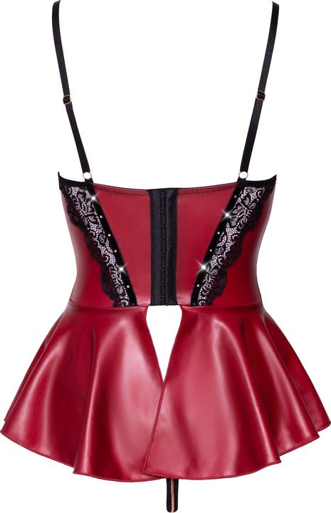Actual product image Abierta Fina Shelf Bra Set red 75B/S (75 B)