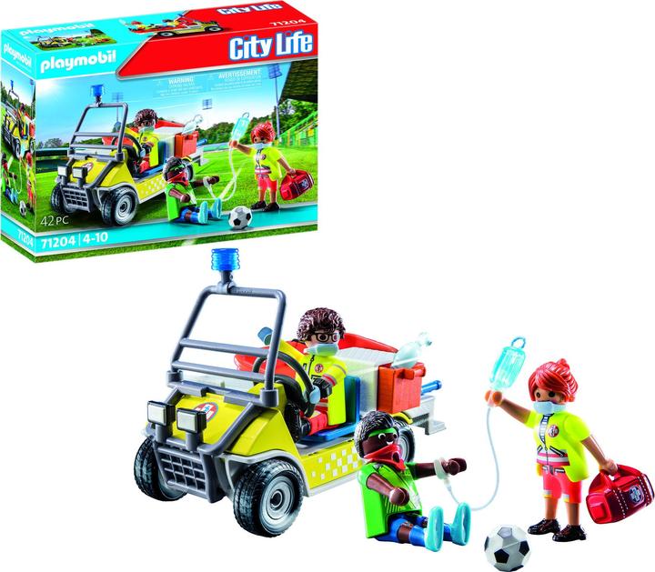 Image du produit Playmobil 71204 Caddie de sauvetage (71204, Playmobil City Life)