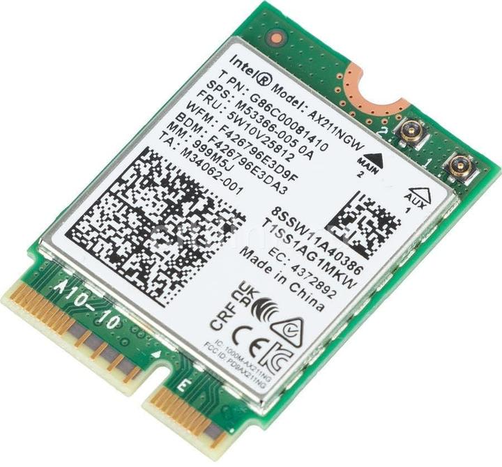 Actual product image Intel AX211.NGWG (M.2 A Key)
