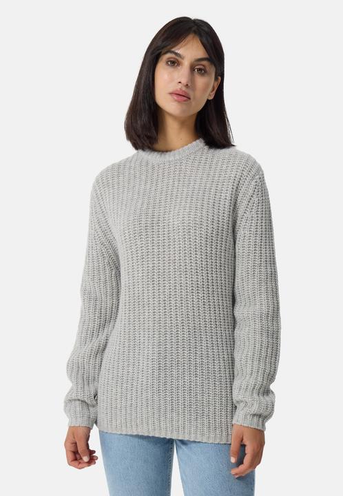 Actual product image Cash-Mere Grobgestrickter Wolle Kaschmir Rundhals Pullover (XS)