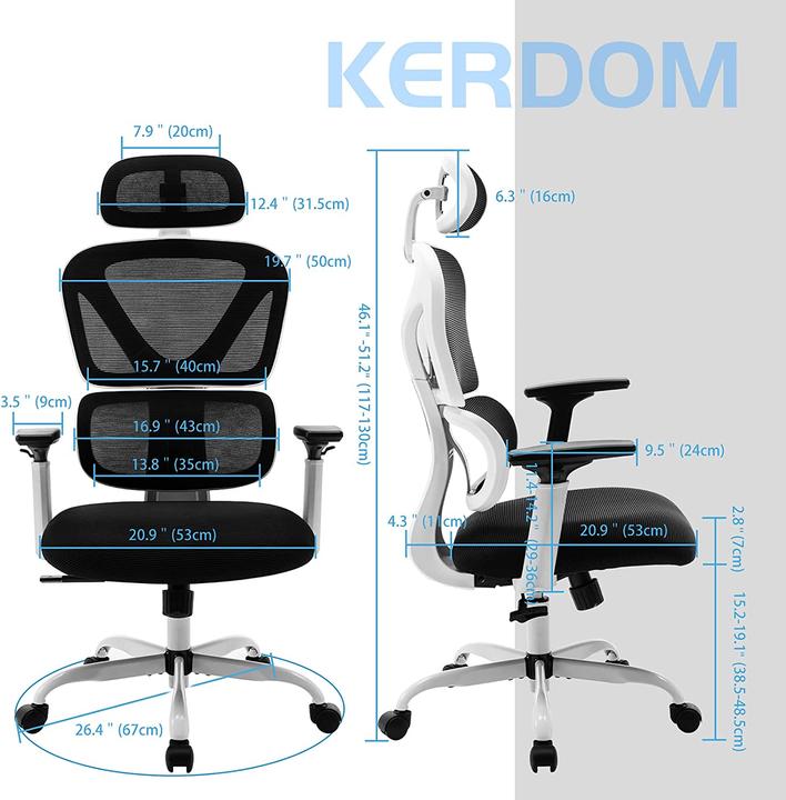 Actual product image Kerdom Desk chair