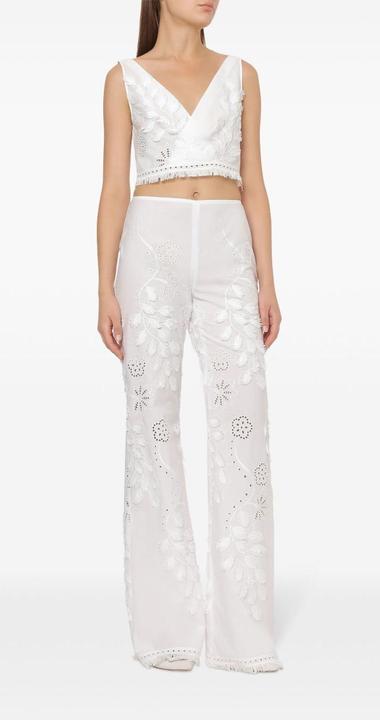 Image du produit Alberta Ferretti Pantaloni Bianco (42)