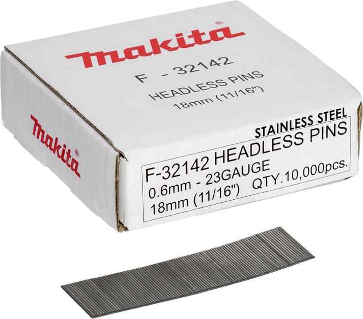Actual product image Makita Pin 0.6x18mm INOX