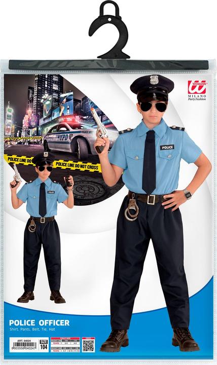 Actual product image Widmann Policeman Karl (134, 140)