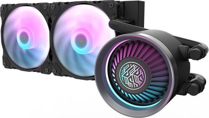 Darkflash Tech DN 240 CPU liquid cooling (black)