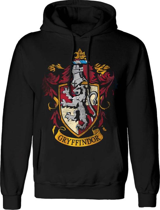Actual product image Unisex Adult Gryffindor Distressed Hoodie (XL)