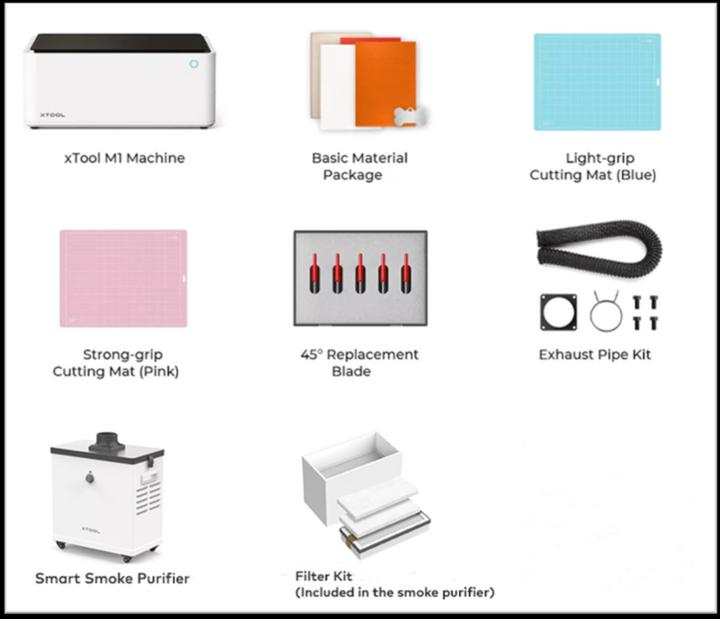 Immagine prodotto XTool purificatore di fumo makeblock