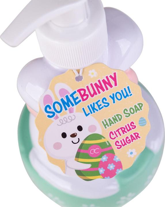 Produktbild Accentra Seifenspender mit Handseife SOMEBUNNY LIKES YOU (Flüssigseife, 500 ml)