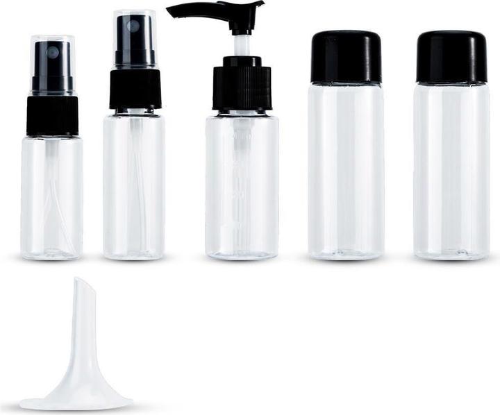 Image du produit Intirilife Lot de 6 bouteilles TRANSPARENTES