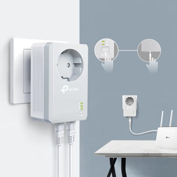 Immagine prodotto TP-Link Powerline TL-PA4022P KIT Starter Kit (600 Mbit/s)