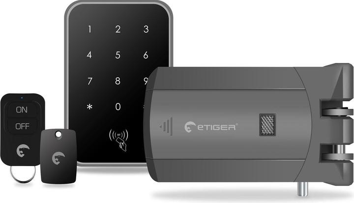 Immagine prodotto eTiger ES-DL01 Set di serrature di sicurezza senza fili con tastiera (Combinazione numerica elettronica)