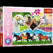 Produktbild Ravensburger Puzzle Schöne Pferde (200 Teile)