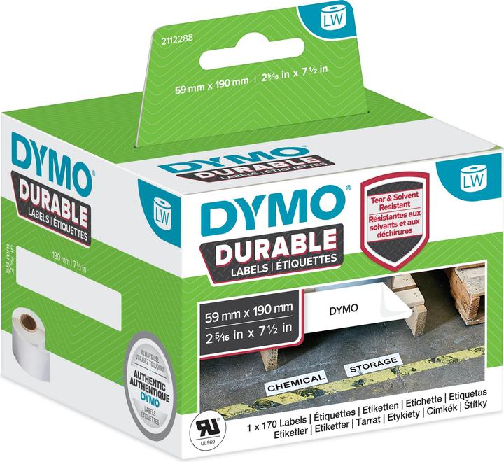 Produktbild Dymo LW-Kunststoff-Etiketten, 1 Rolle a 170 Etiketten