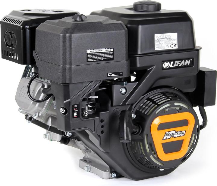 Produktbild Wiltec LIFAN KP460-RE 22mm E-Start Benzinmotor Einzylinder 16,3PS Motor Rüttelplatte