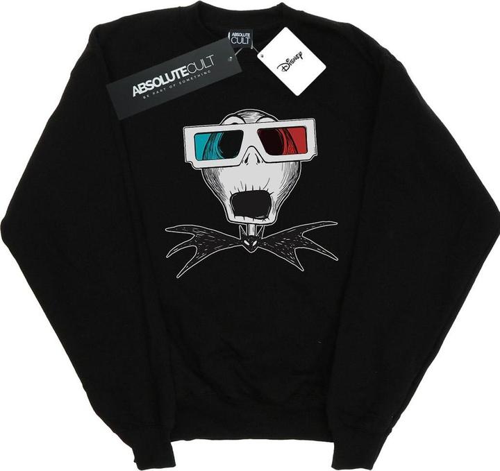 Immagine prodotto Disney Nightmare Before Christmas Jack Skellington 3D Glasses Felpa Donna (XL)