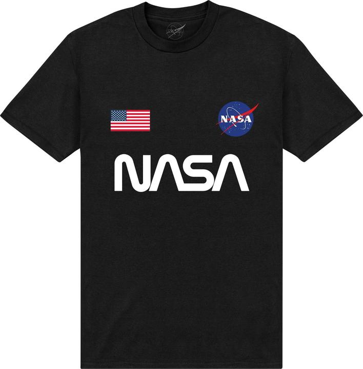 Actual product image Nasa Unisex Adult Badge T-Shirt (XL)