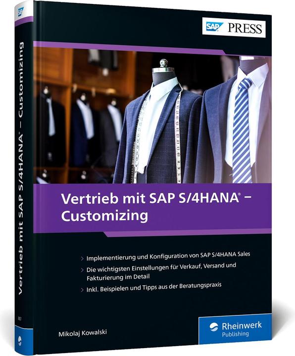 Actual product image Sales and Distribution with SAP S/4HANA - Customizing (German, Mikolaj Kowalski, 2022)