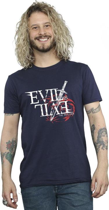 Produktbild Netflix The Witcher Evil Is Evil TShirt (5XL)