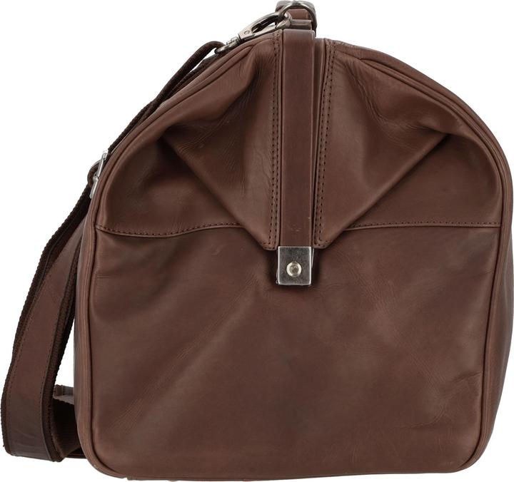 Produktbild The Vegan Cow Chesterfield Brand Leren Weekendtas Bruin Corfu (41.90 l)