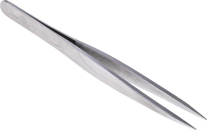 Weller Erem Erem Stainless Steel Tweezers resistente agli acidi, punta dritta, a punta, 120 mm