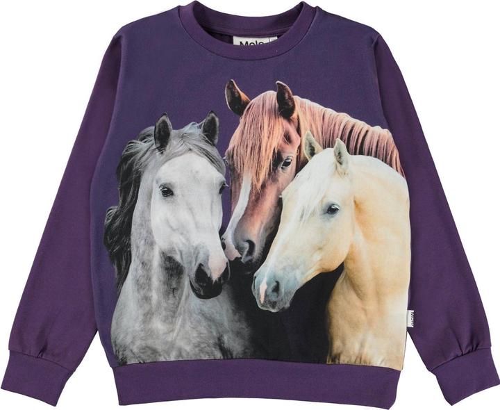 Molo Langarmshirt Regine mit Pferden