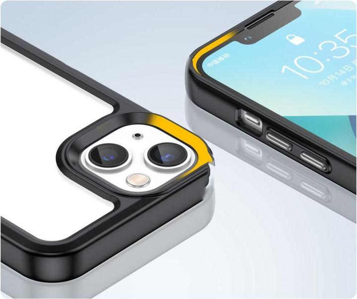 Image du produit Hurtel Outer Space Case iPhone 14 Plus coque rigide avec un cadre en gel noir (Apple iPhone 14 Plus)