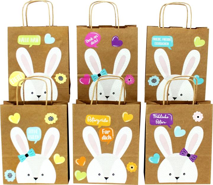 Image du produit Papierdrachen Sacs de Pâques (Pochette cadeau, 6 x)