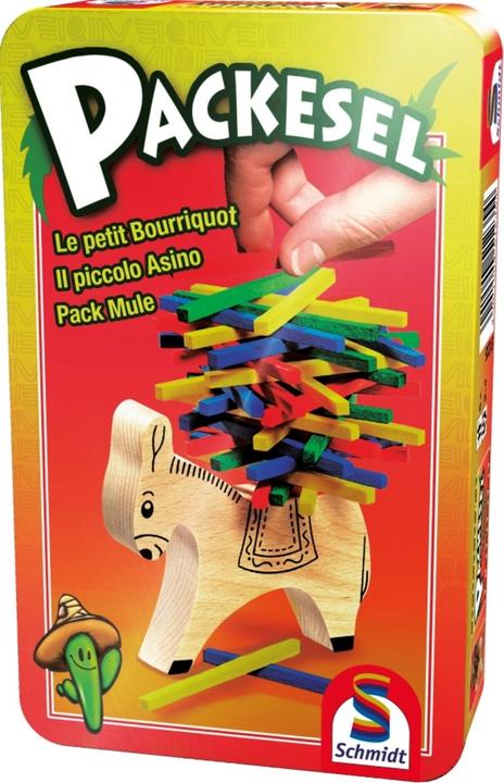 Image du produit Schmidt Spiele Jeu à emporter Packesel dans une boîte métallique