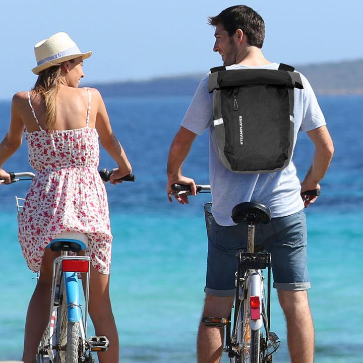 Actual product image Teamplayer 2in1 Fahrrad Gepäcktasche mit Rucksackfunktion, 20 l, schwarz (Luggage carrier bag)