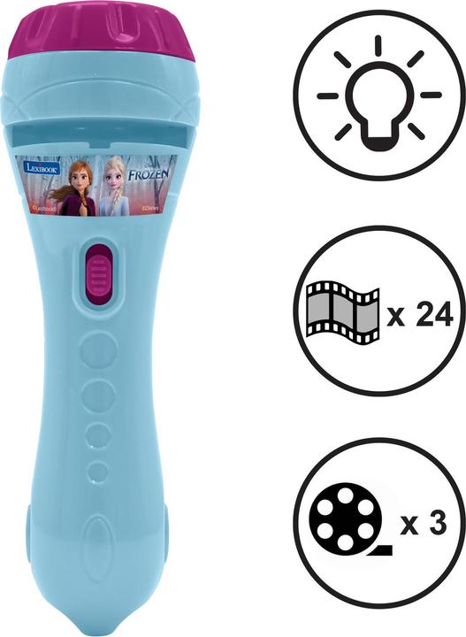 Image du produit Lexibook Projecteur et lampe de poche Disney Frozen Story (Allemand, Anglais, Français, Italien)