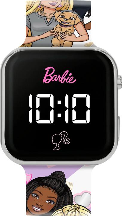 Disney Accutime Barbie Printed Strap LED Kids Watch (Digitaluhr)