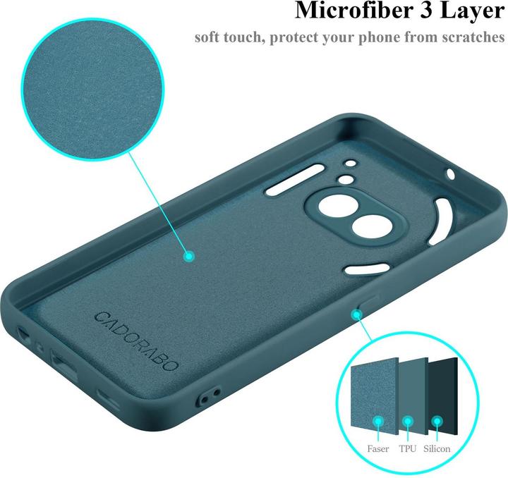 Immagine prodotto Cadorabo Custodia per Nothing Phone 2a TPU Liquid Silicone Case (Phonemax Rocky 2)