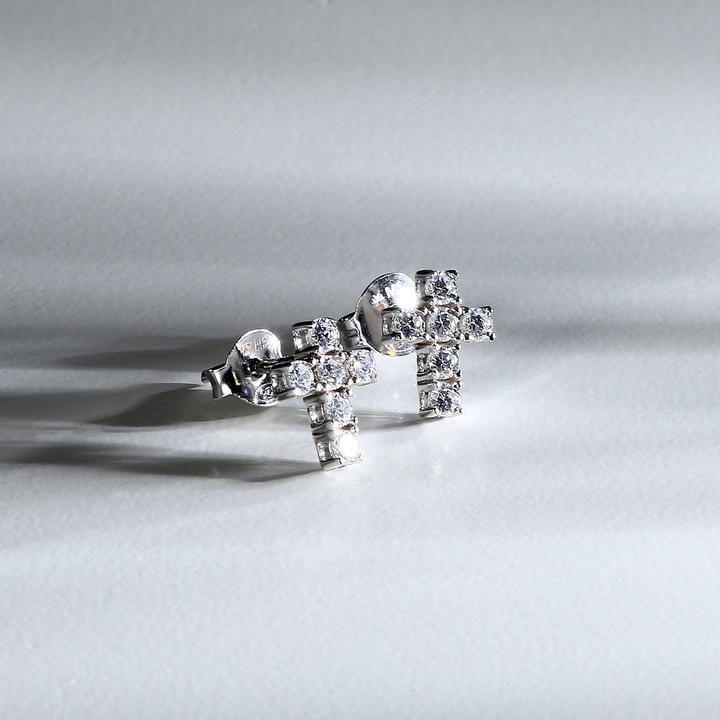 Produktbild Morellato - Matching Silver Tesori Cross Earrings SAIW217 (Silber 925)