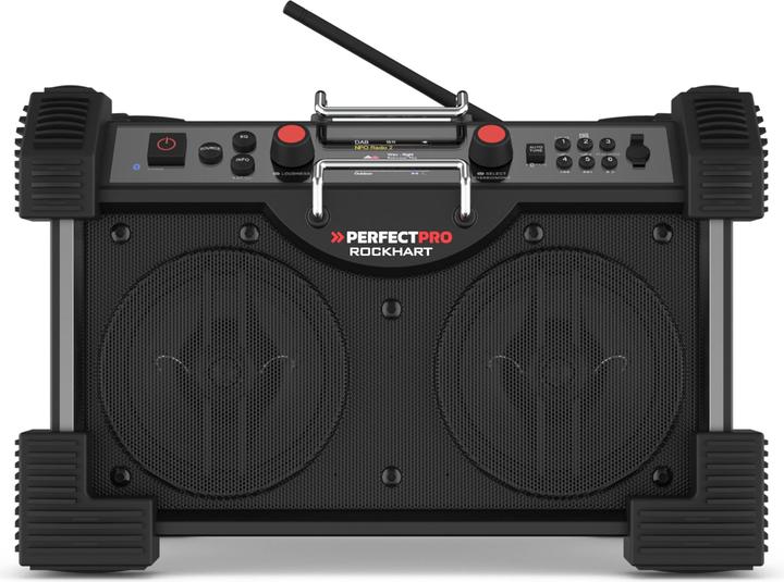 Productafbeelding PerfectPro DAB+ Radio ROCKHART Zwart (DAB+, VHF, NFC, Bluetooth)