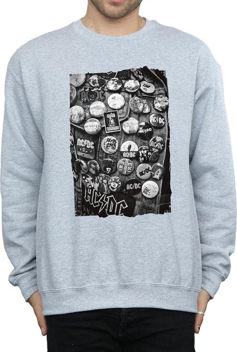 Produktbild AC/DC Badges Kollektion Sweatshirt aus Baumwolle (S)