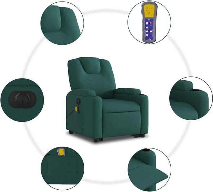 Produktbild VidaXL Elektrischer Massagesessel mit Aufstehhilfe Stoff