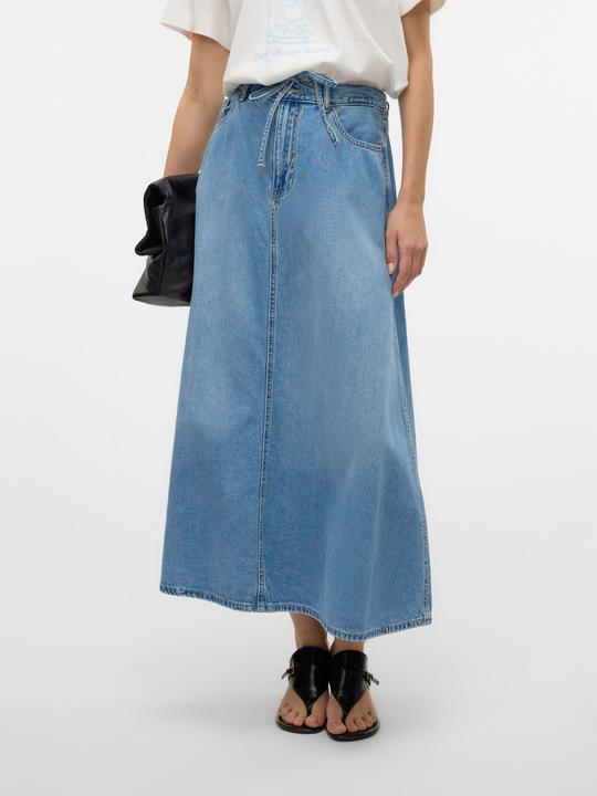 Immagine prodotto Vero Moda VMHILLA Mittlere Taille Midirock Jeansrock (XS)