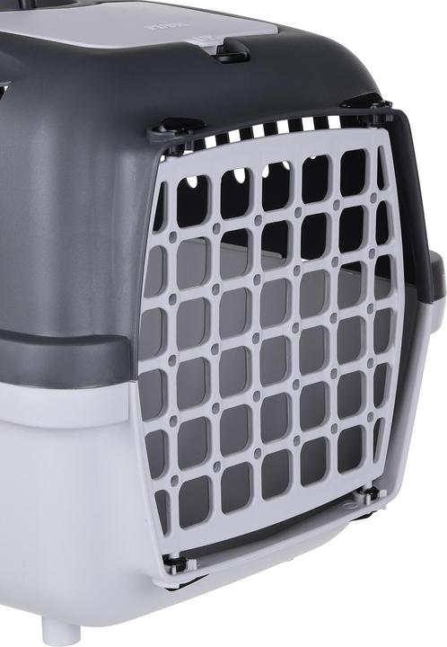 Actual product image Zolux Transporter GULLIVER 2 with plastic drum light gray / dark gray (Cat, Dog, Washable)