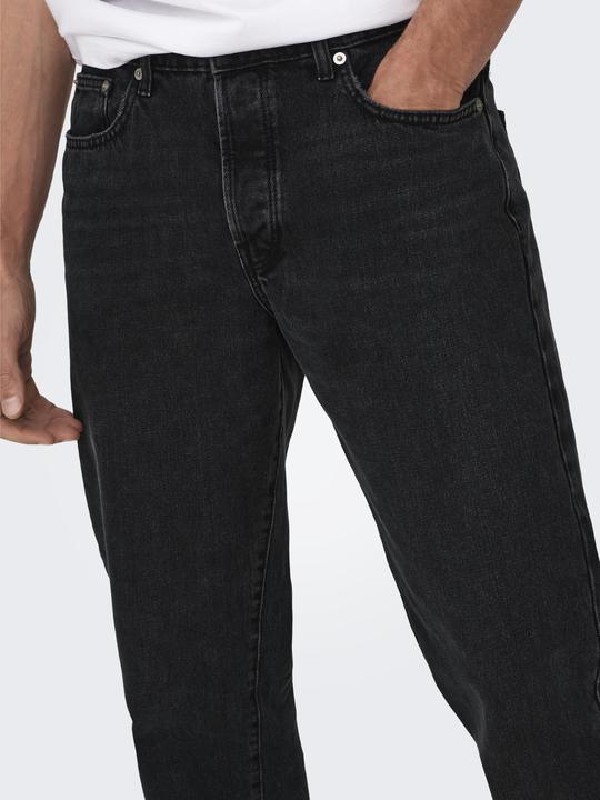 Produktbild Only & Sons Onsedge Straight Black 6985 Tai Dnm Noos (W26/L32)