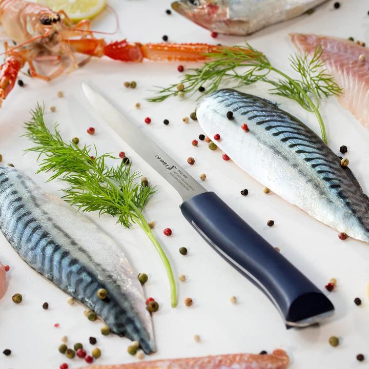 Actual product image Opinel Intempora II fillet knife, steel 12C27M, stainless, full tang blade, glass fibre reinforced (18 cm)