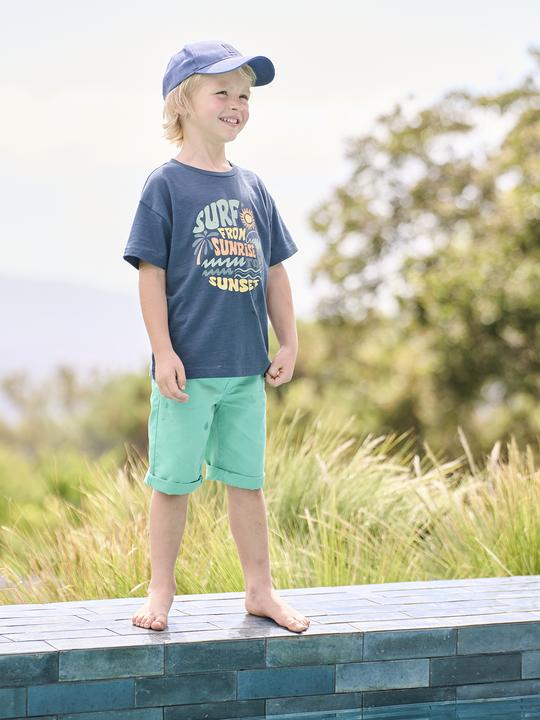 Actual product image Vertbaudet Jungen T-Shirt mit grafischem Print, Recycling-Baumwolle (140)