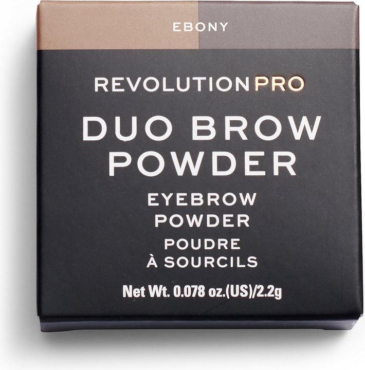 Produktbild Makeup Revolution Duo Eyebrow Powder Ebony