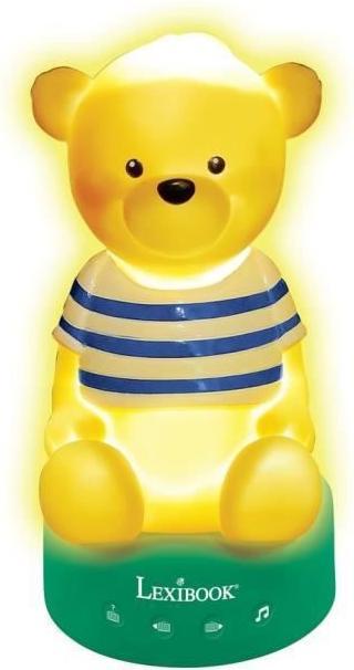 Immagine prodotto Lexibook Luce notturna e cantastorie orso polare 3D con musica e cambio di colore 17 cm (francese)